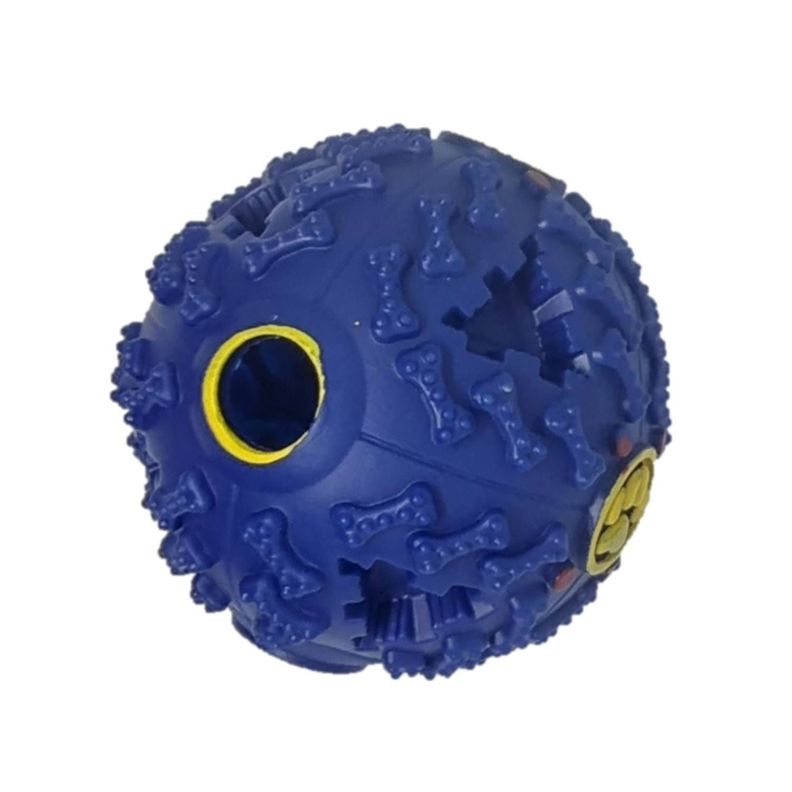 JUGUETE PELOTA COMEDERO CON SONIDO L AZUL-0