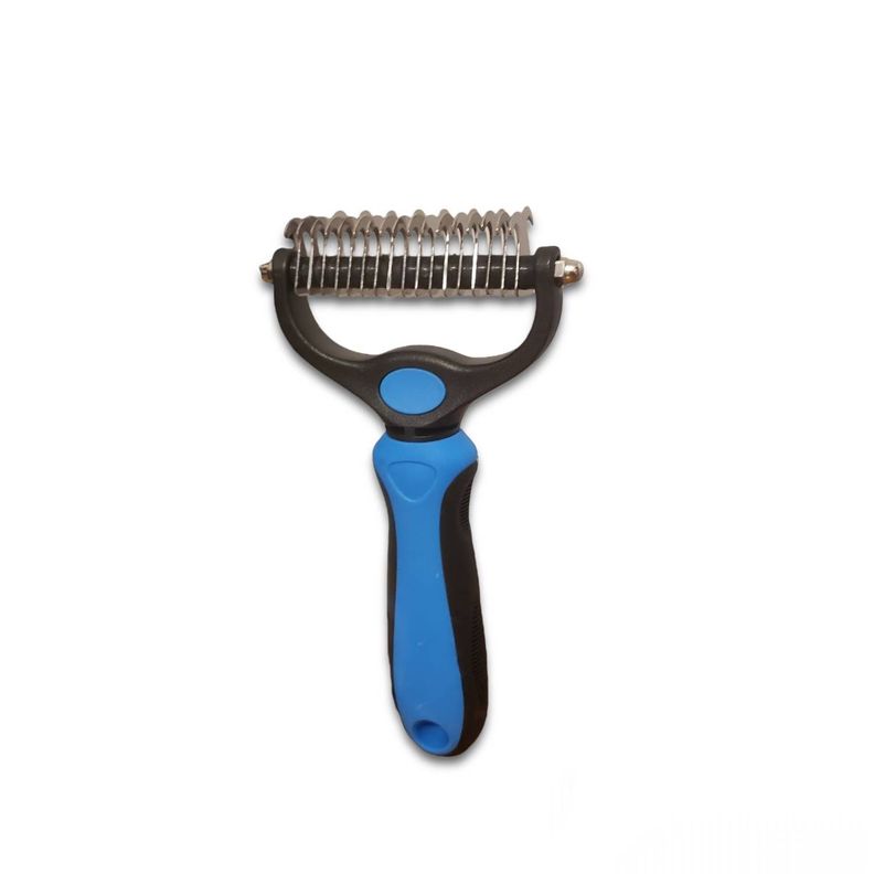 CEPILLO CORTA NUDOS Y DESLANADOR AZUL L-0