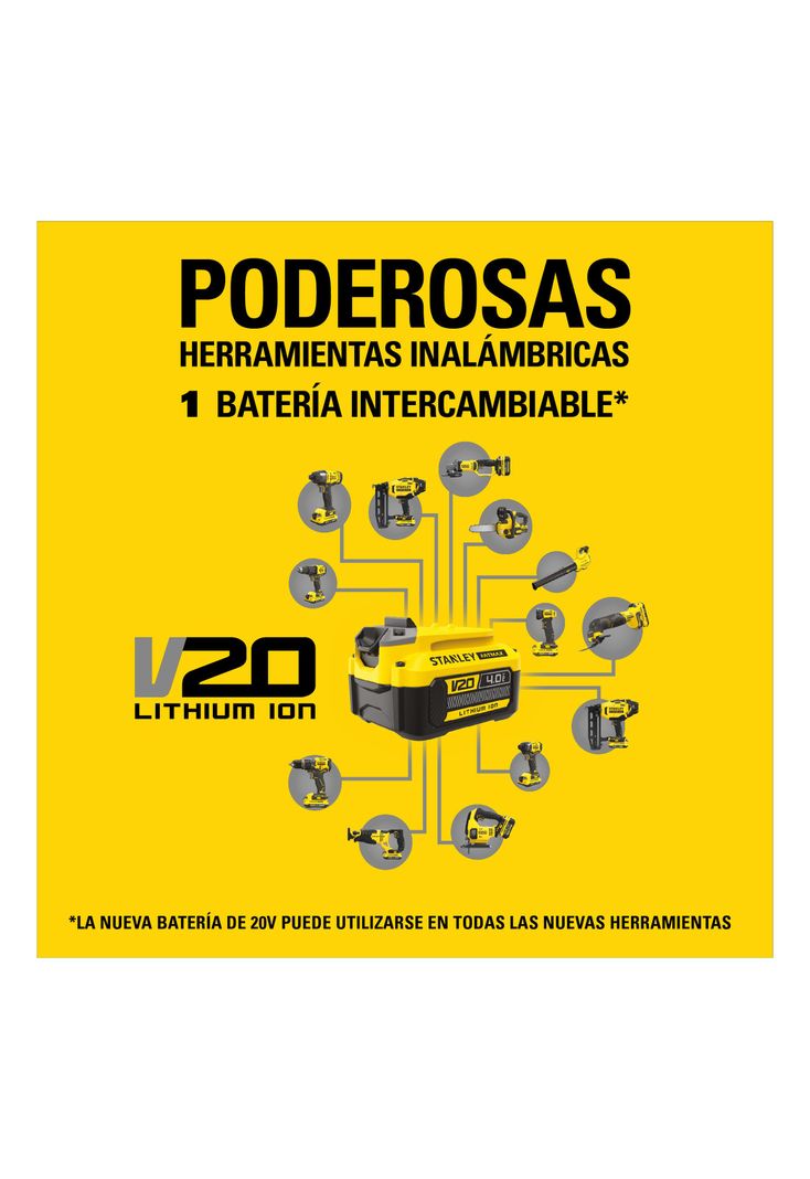 Batería 20V Ion de Litio 4.0Ah-5