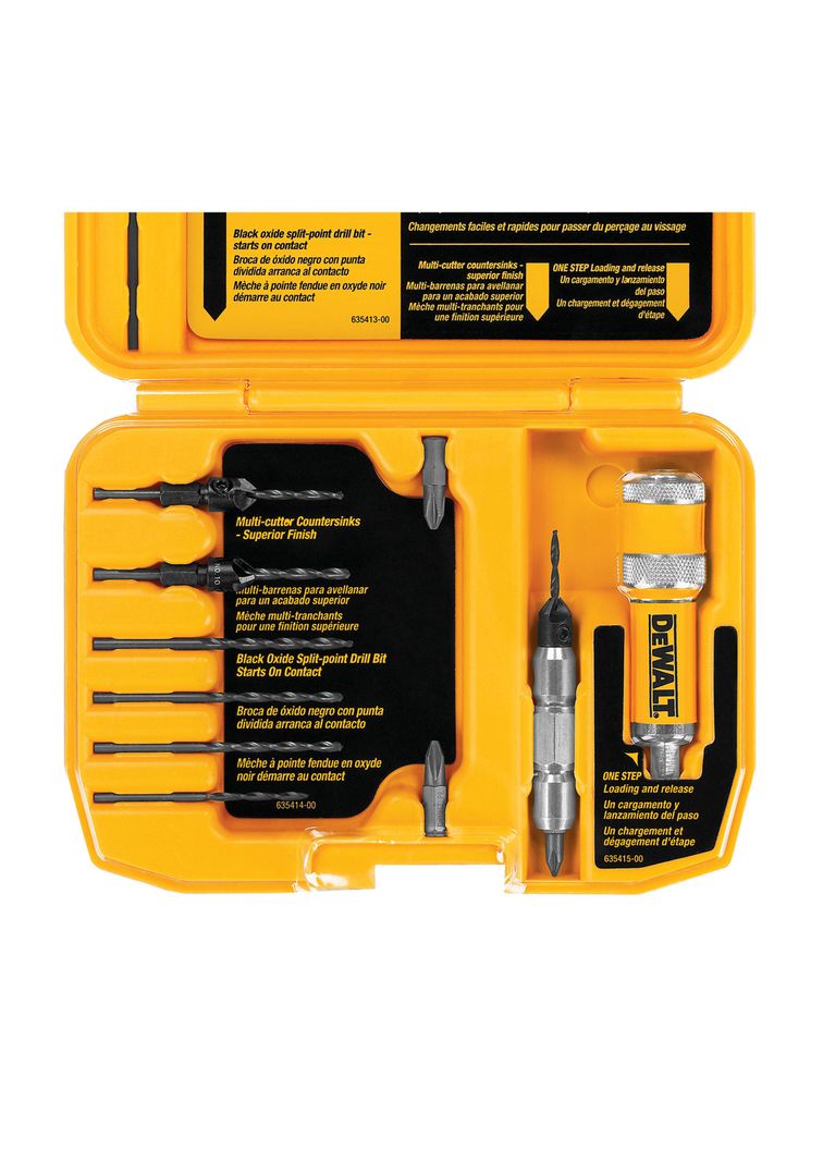 Set Adaptador rápido avellanar/atornillar DEWALT DW2735P-1