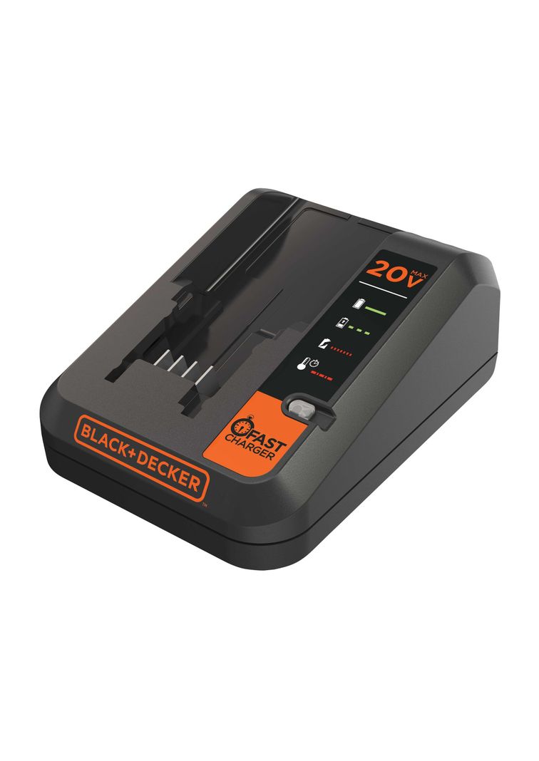 Cargador rápido baterías 20V MÁX BLACK+DECKER BDCAC202B-B2C-1