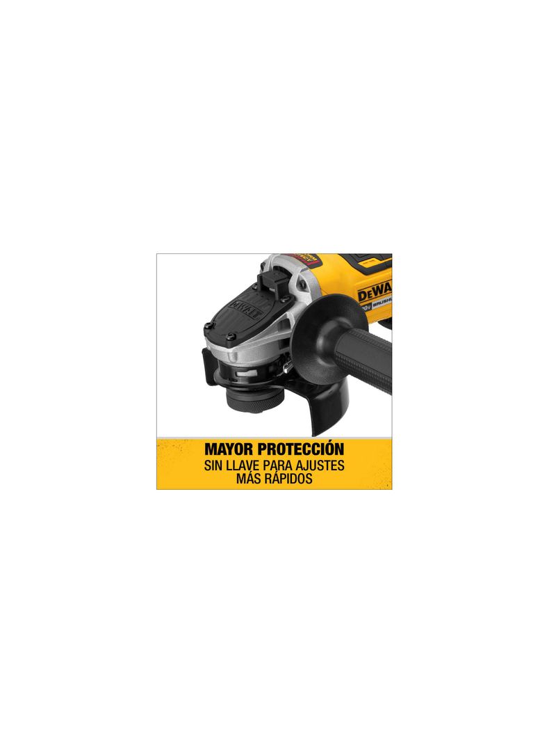 Esmeril angular 4-1/2" (Solo herramienta) DEWALT DCG413B-B2-2