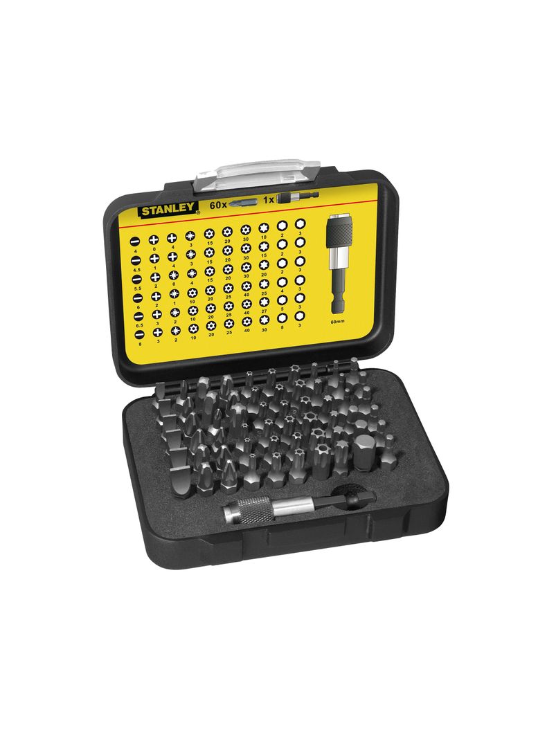 Set De Puntas Para Atornillar 60 Piezas STANLEY 1-13-902-0