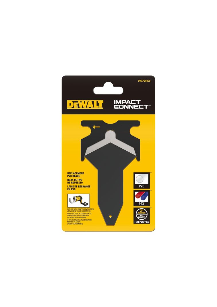Hoja de PVC/PEX IMPACT CONNETC DEWALT DWAPVCBLD-0