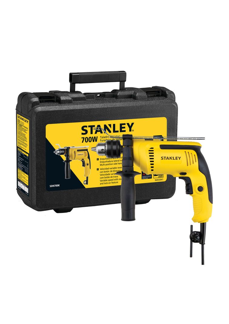Taladro Percutor 1/2" 700W Stanley SDH700K-B2C-0