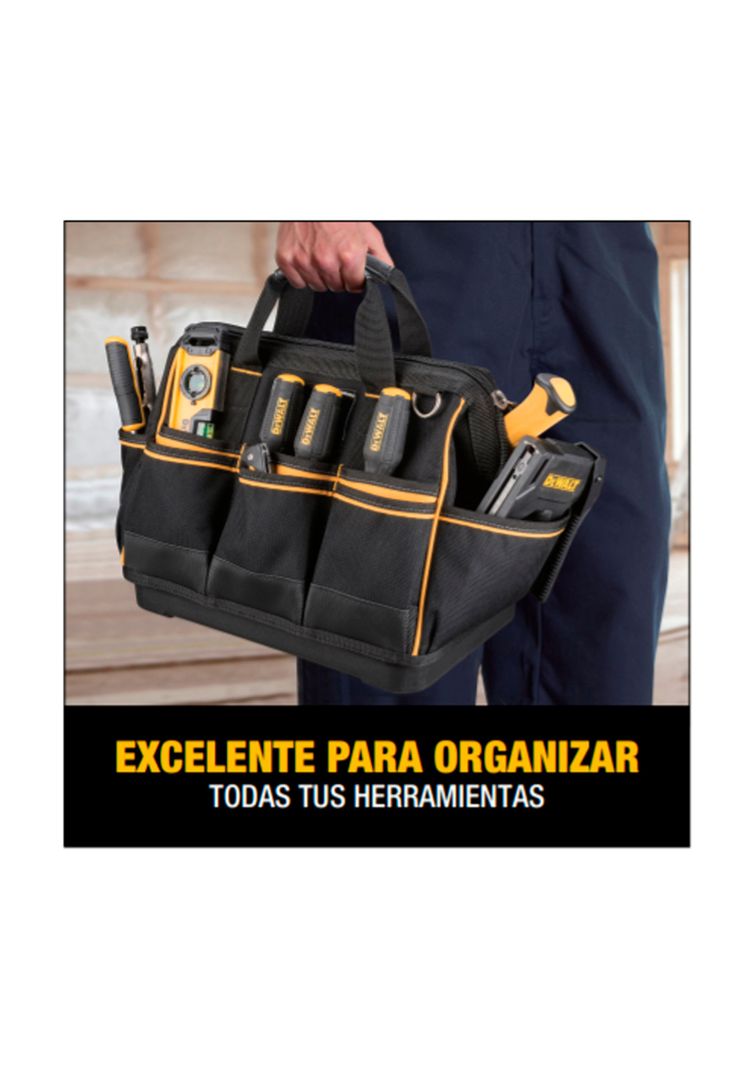 Bolso de herramientas 355mm 26 bolsillos DEWALT DWST83489-LA-4