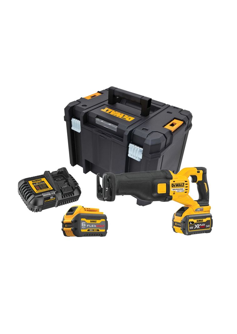 Kit Sierra sable reciproca 1-1/8" 60V DEWALT DCS389T2-B2-0