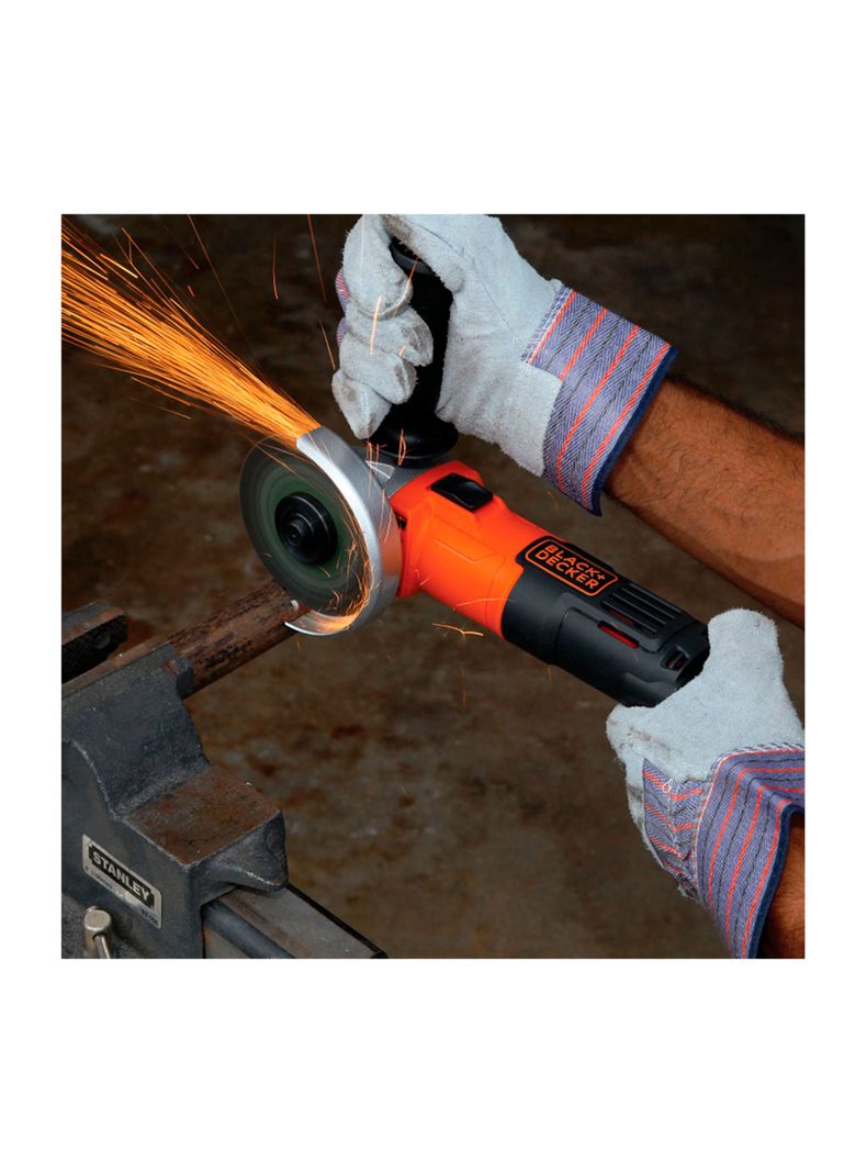Esmeril Angular 650W + Guantes BLACK+DECKER G650GL-B2C-5