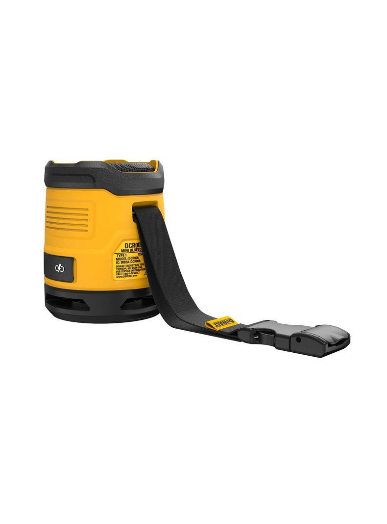 Mini parlante Bluetooth recargable DEWALT DCR008-3