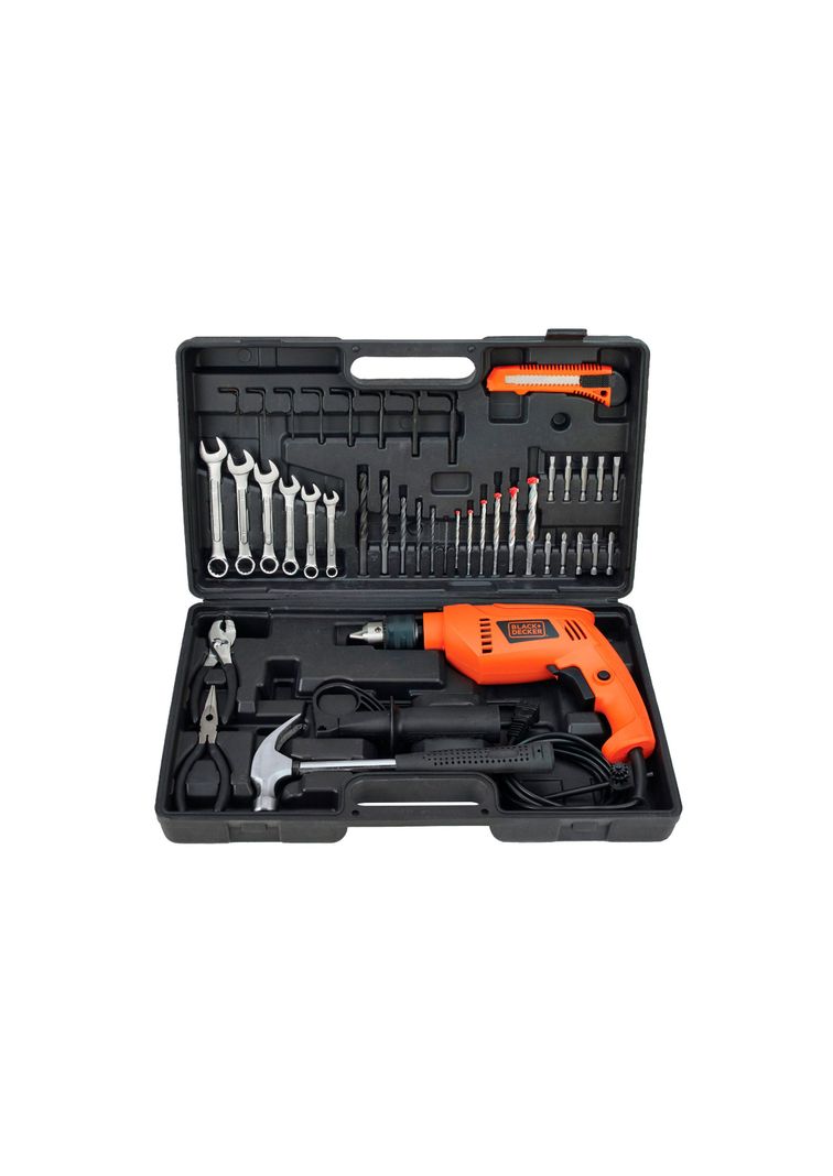 Kit Taladro Percutor 550W + 40 Accesorios-0