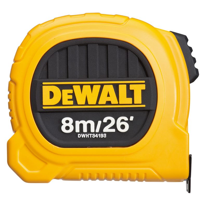 Huincha De Medir 8m/26" Diseno Compacto Amarillo