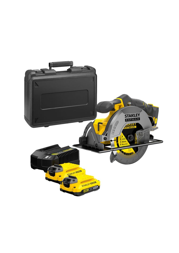 Kit Sierra Circular 7-1/4" Inalámbrica 20V + 2 baterías + accesorios-0