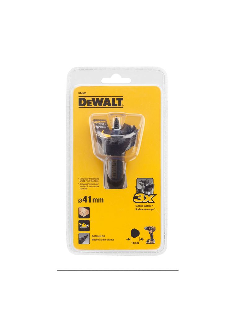 Broca auto-perforante para madera 41mm DEWALT DT4580-QZ-1