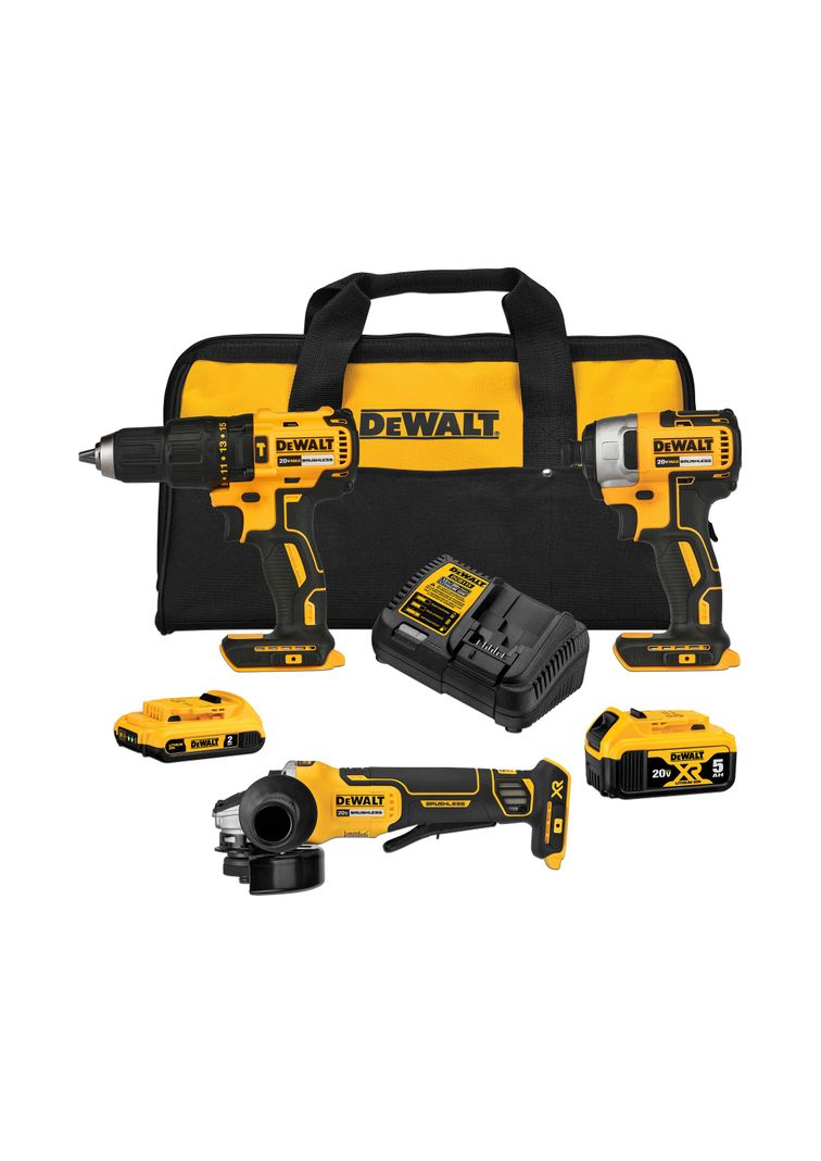 Kit Herramientas 20V MÁX + accesorios DEWALT DCK332D1P1-B2-0