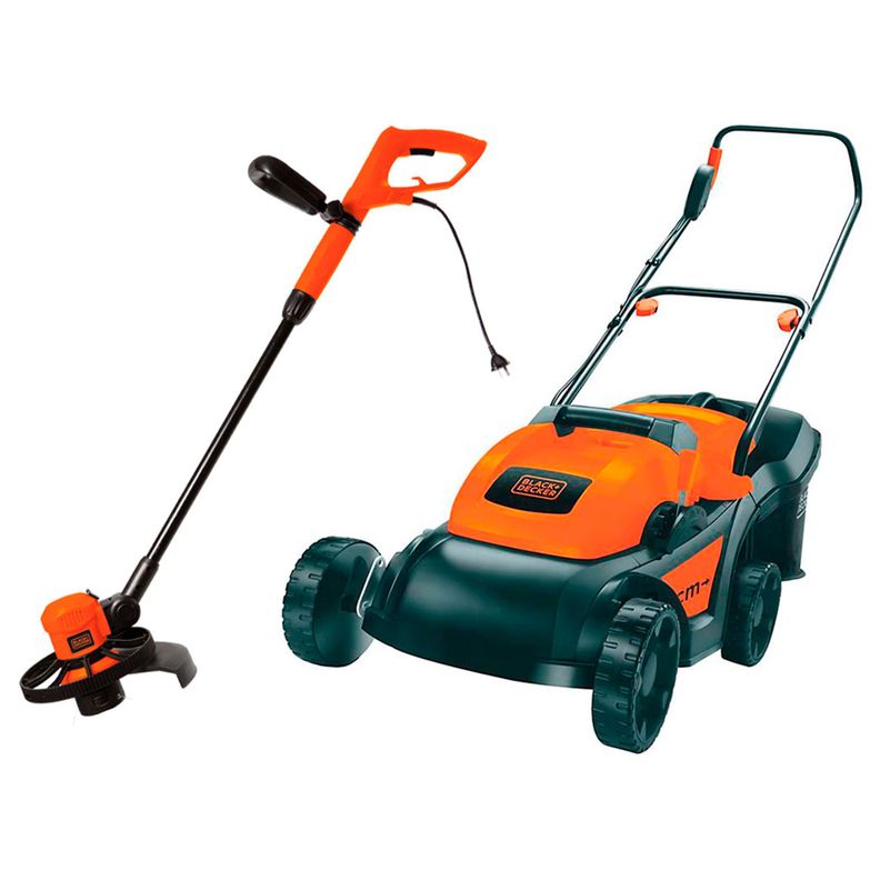 Cortadora Pasto Eléctrica 1600W + Orilladora 600W-0