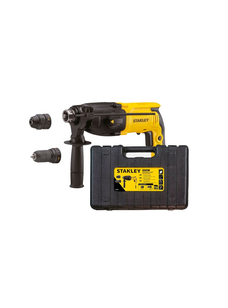 Rotomartillo SDS PLUS 26mm 800W Stanley SHR264K-B2C Amarillo