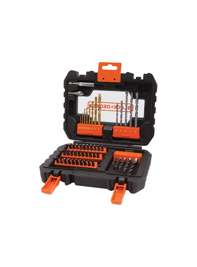 Set Atornillar y Taladrar 50 Piezas BLACK+DECKER A7232-XJ-0