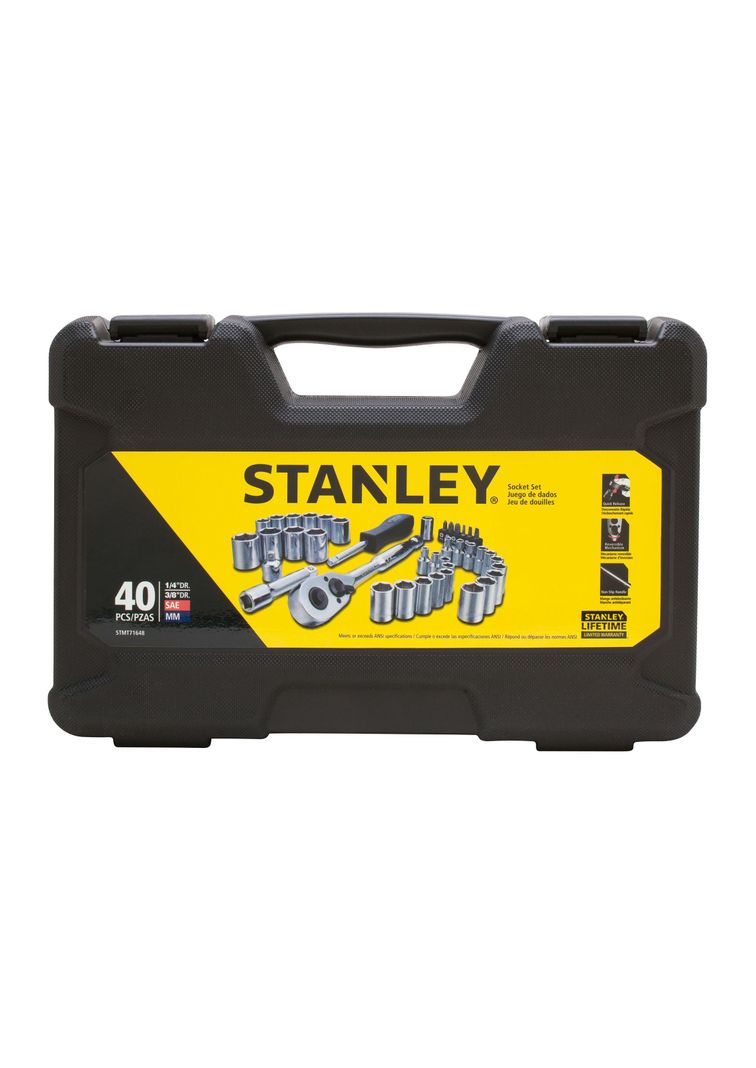 Juego herramientas mecánicas PRO 40 piezas STANLEY-0