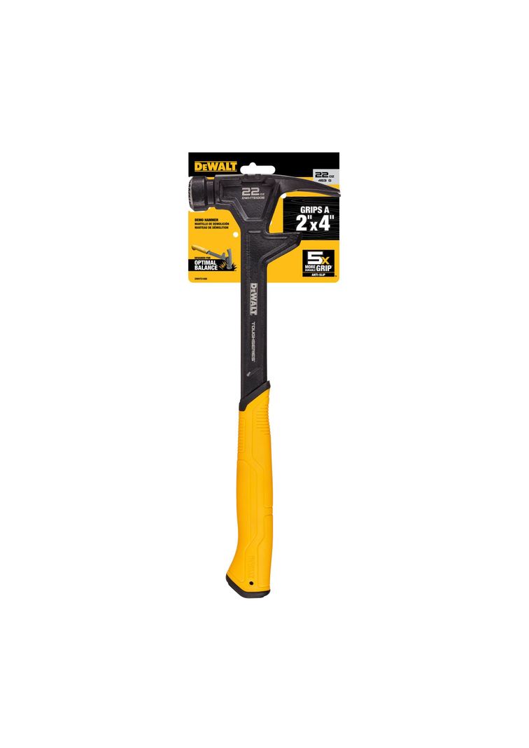 Martillo de uña Demolición 22oz TOUGHSERIES DEWALT DWHT51008-2