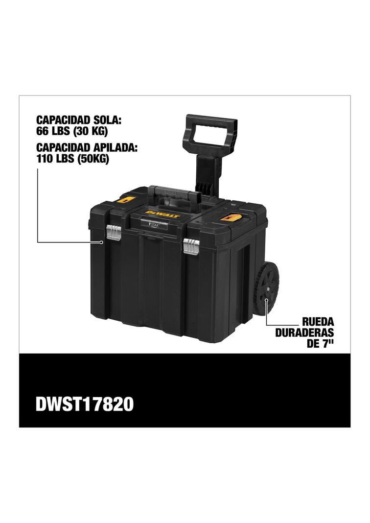 Caja Profunda Móvil 50kg TSTAK-3