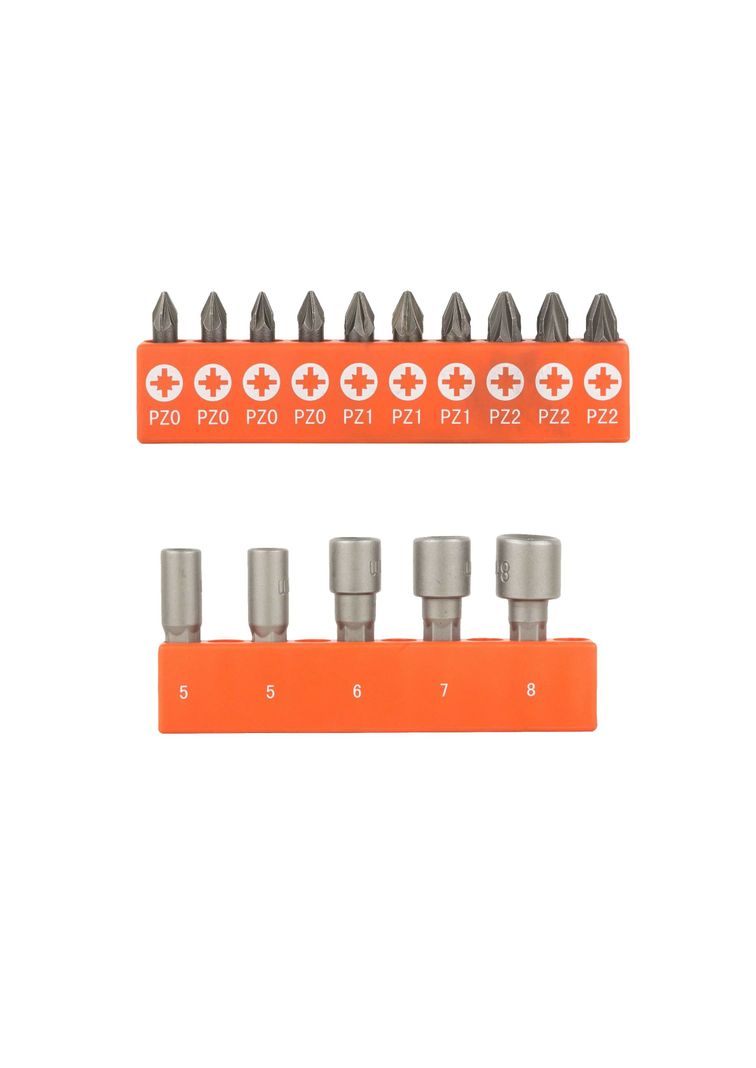 Set 109 Piezas Atornillar y Taladrar BLACK+DECKER A7200-XJ-2