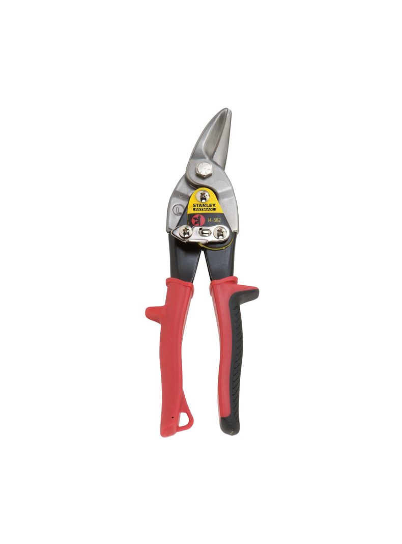 Tijeras de aviacion corte izquierdo 10" STANLEY 14-562 Rojo