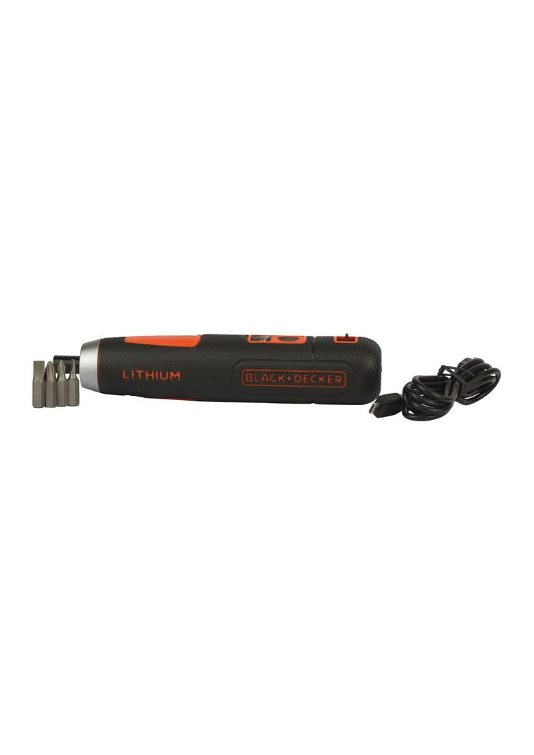 Atornillador Inalámbrico 6.35mm 4V + 4 Accesorios BLACK+DECKER BD40K4-LA-5