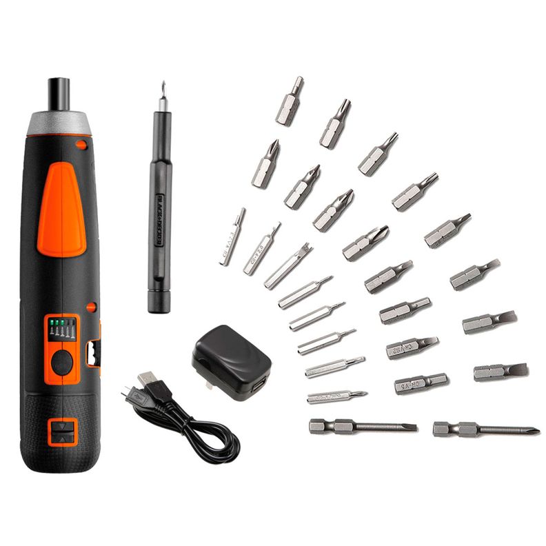 Atornillador Inalambrico + 27 accesorios-1
