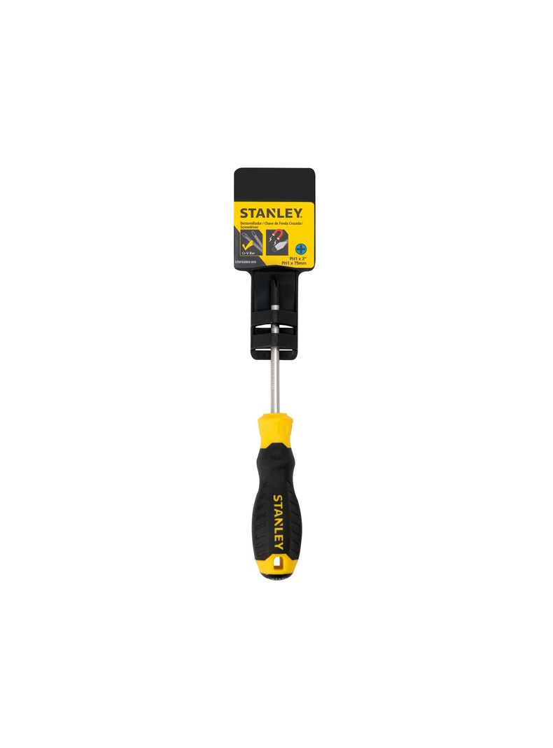 Destornillador punta PH1x3" STANLEY STMT60804-840 Amarillo