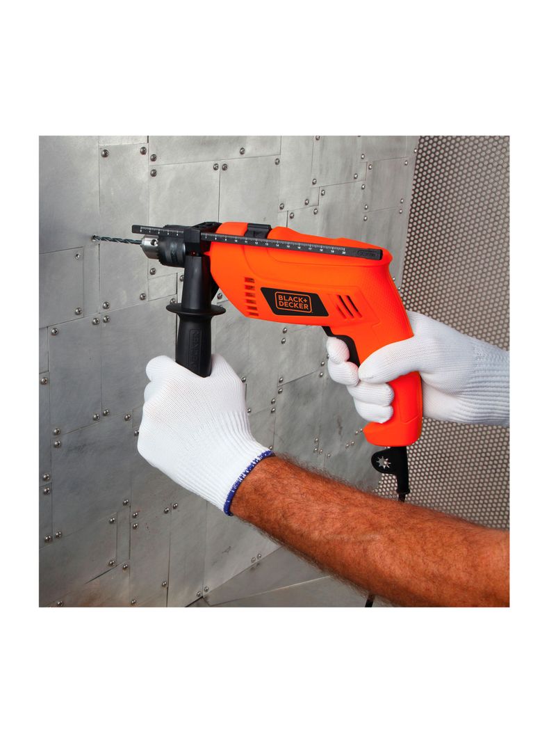 Taladro Percutor 1/2" 550W BLACK+DECKER HD555-B2C-4