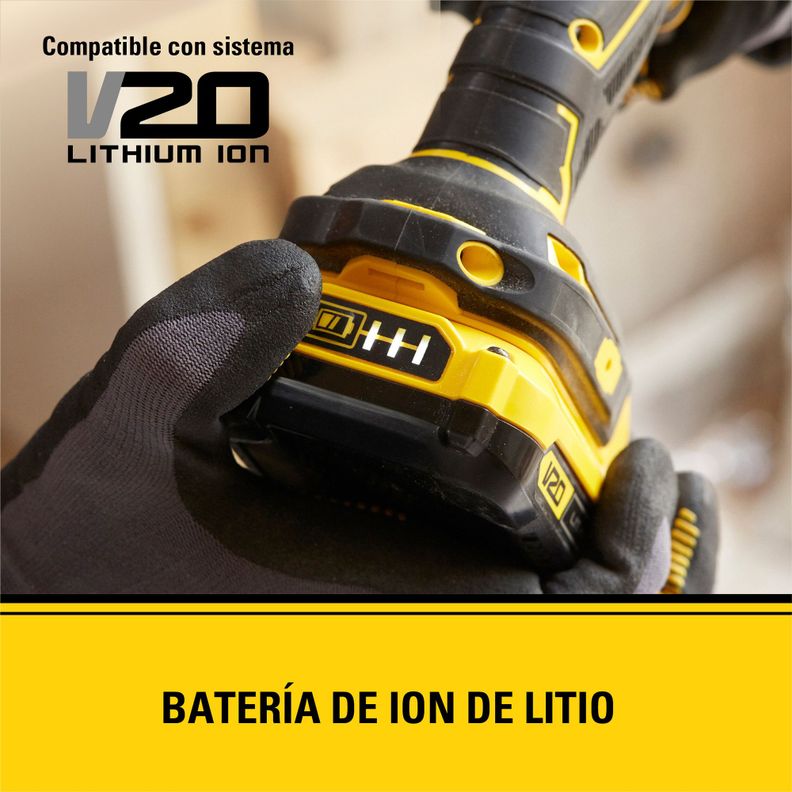 Kit Taladro Percutor 20V + 2 Baterías + Maleta-5