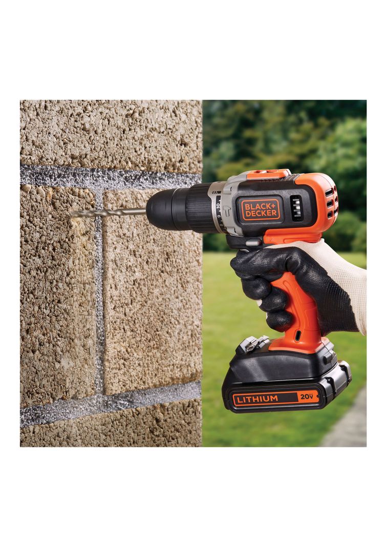 Kit Taladro Percutor 20V + Set de accesorios BLACK+DECKER-3