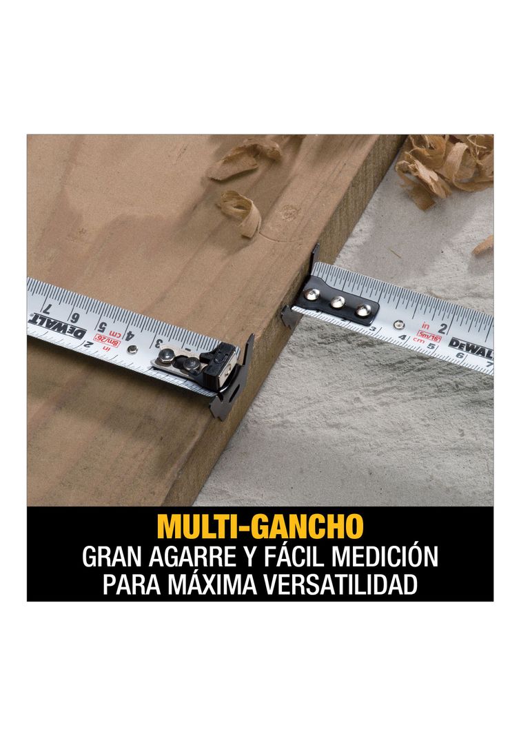 Huincha De Medir 5m/16' Diseño Compacto DEWALT DWHT34192L-4