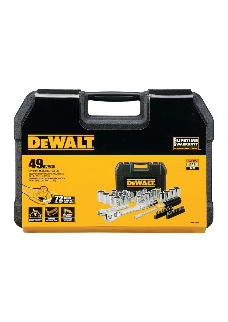 Set Herramientas Mecánicas 49 Piezas DEWALT DWMT45049-2