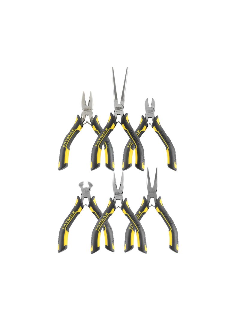 Set de 6 mini-alicates FATMAX STANLEY FMHT0-80541 Negro