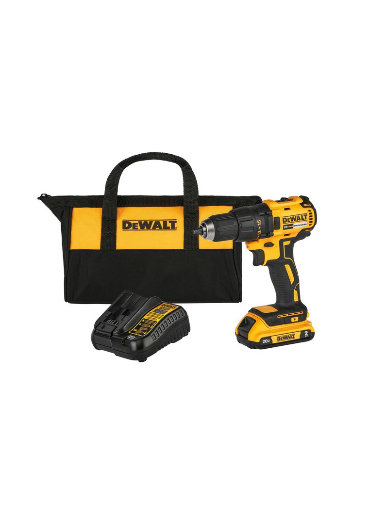 Kit Taladro/Atornillador 1/2" 20V MAX* + accesorios-0