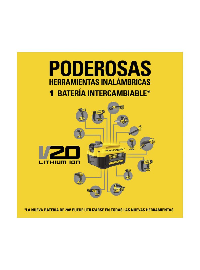 Batería 20V Ion de Litio 6.0Ah-1