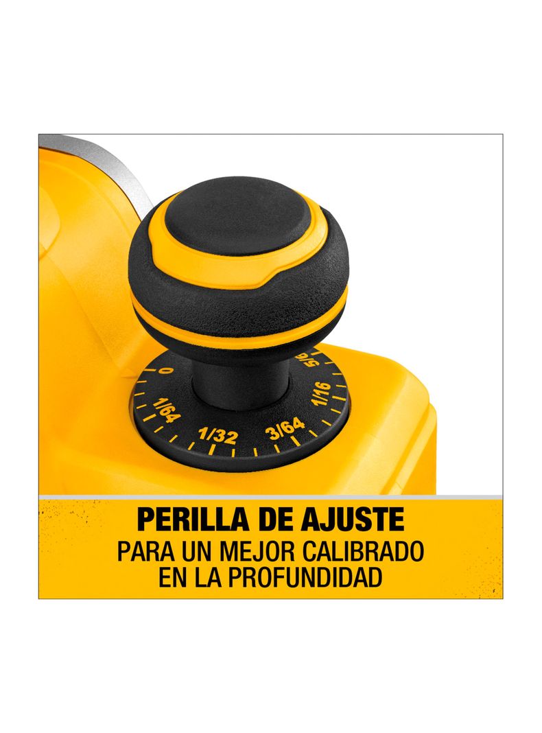 Cepillo XR 20V Sin carbones y Sin batería DCP580B DEWALT-3