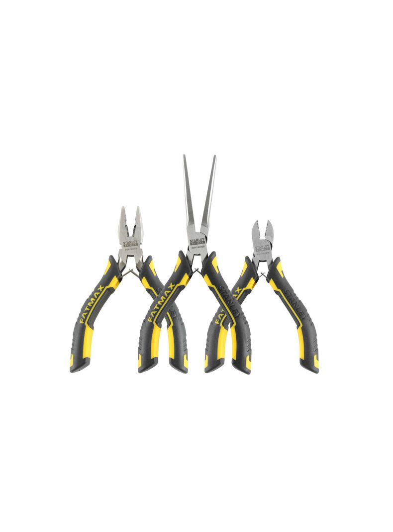 Set de 3 mini-alicates FATMAX STANLEY FMHT0-80524 Negro