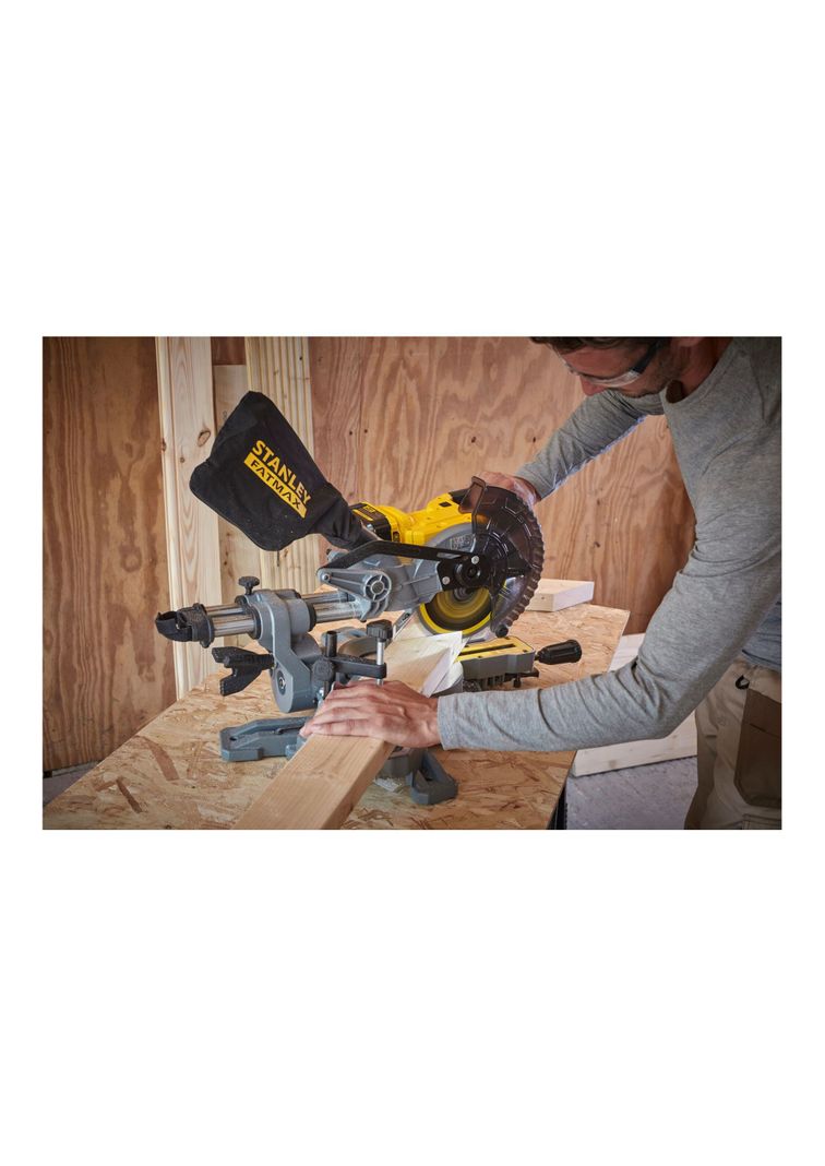 Sierra Ingleteadora 7-1/4" 20V+Sierra Circular 1600W STANLEY-3