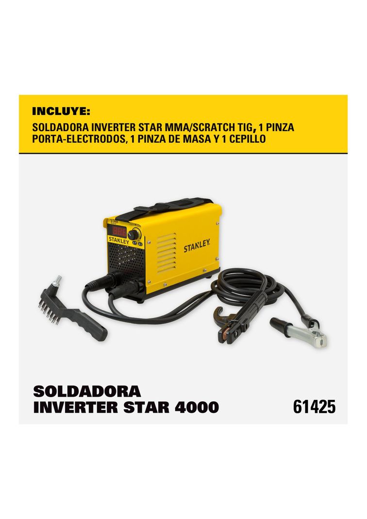 Soldadora Inverter 160A MMA / TIG Star 4000-2