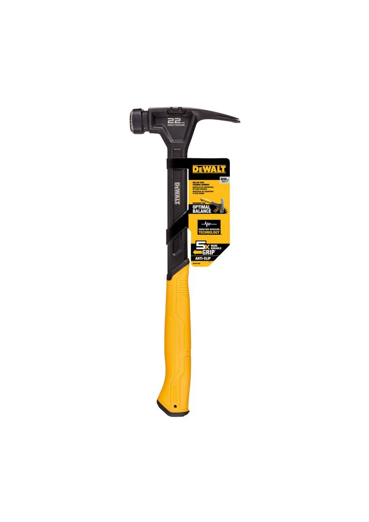 Martillo de uña Carpintero Acero 22oz DEWALT-3