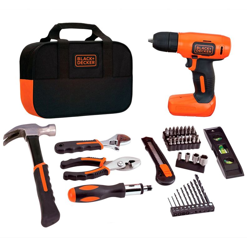 Kit Taladro Atornillador 8V + Accesorios-0