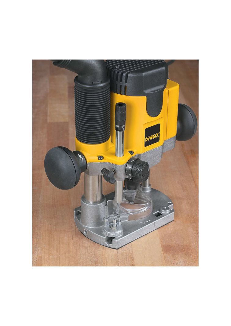 Rebajadora Base Ajustable 1100W 2HP DEWALT DW621-B2-6