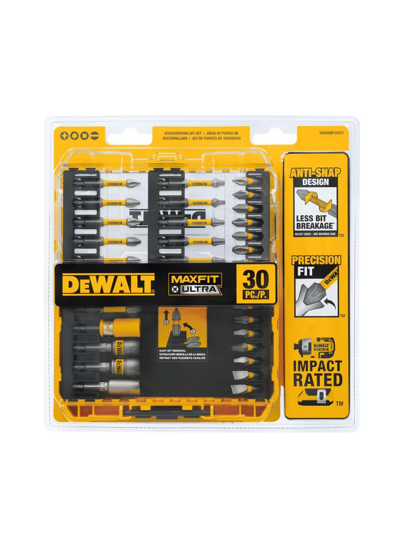 Set 30 puntas llave de impacto MAXFIT DEWALT DWAUMF30SET-1