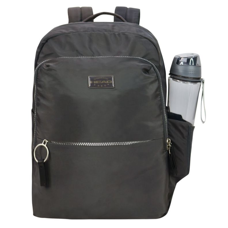 Mochila Ejecutiva Mujer Boogy Gris Head-3