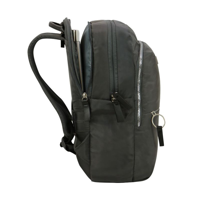 Mochila Ejecutiva Mujer Boogy Gris Head-6