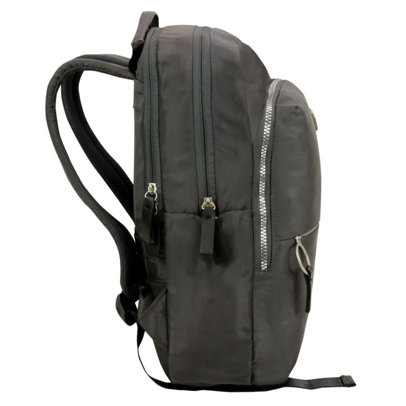 Mochila Ejecutiva Mujer Boogy Gris Head-9