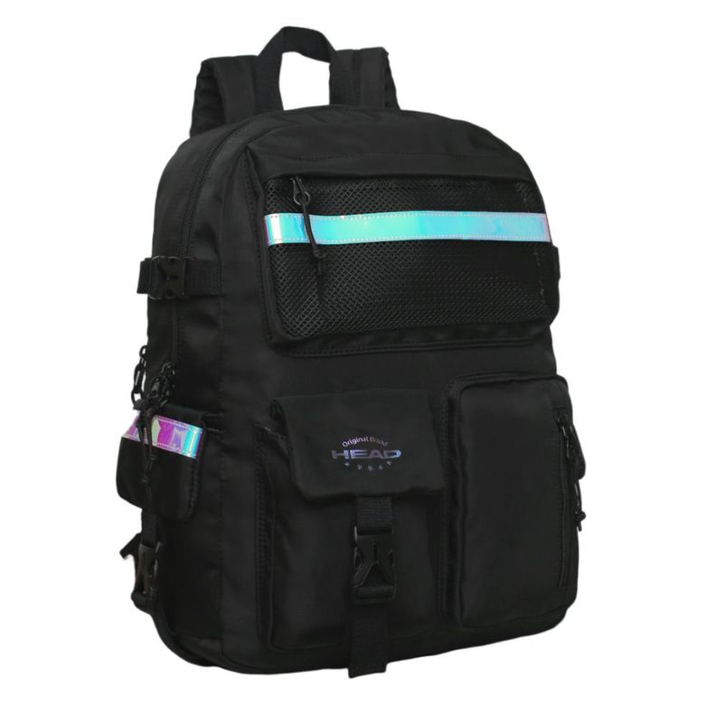 Mochila Mujer Escalade Kawaii Holographic Negro Head-0