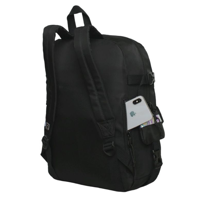 Mochila Mujer Escalade Kawaii Holographic Negro Head-3